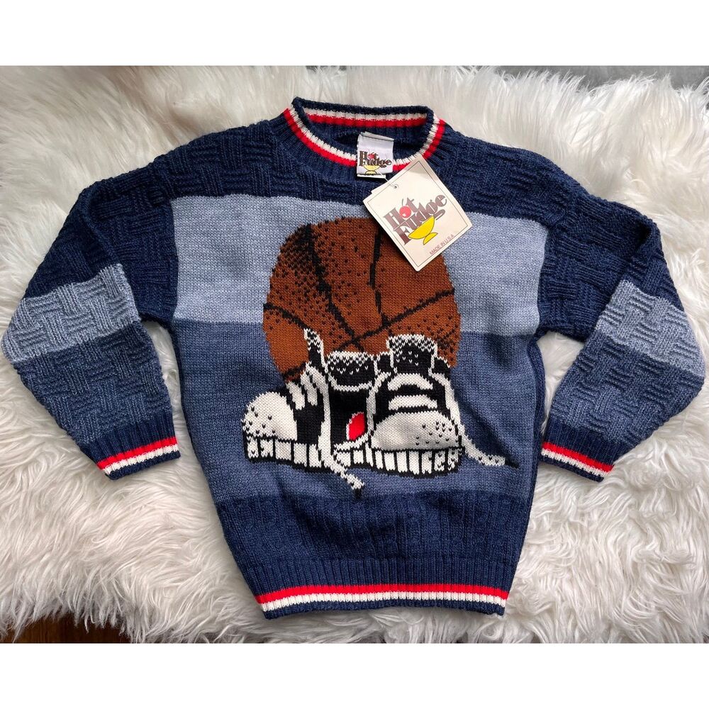 Vintage basketball sweater